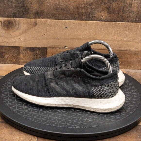 ADIDAS PUREBOOST GO MENS ATHLETIC SHOES RUNNING WALKING GYM BLACK LOW SIZE 7 - Picture 5 of 9